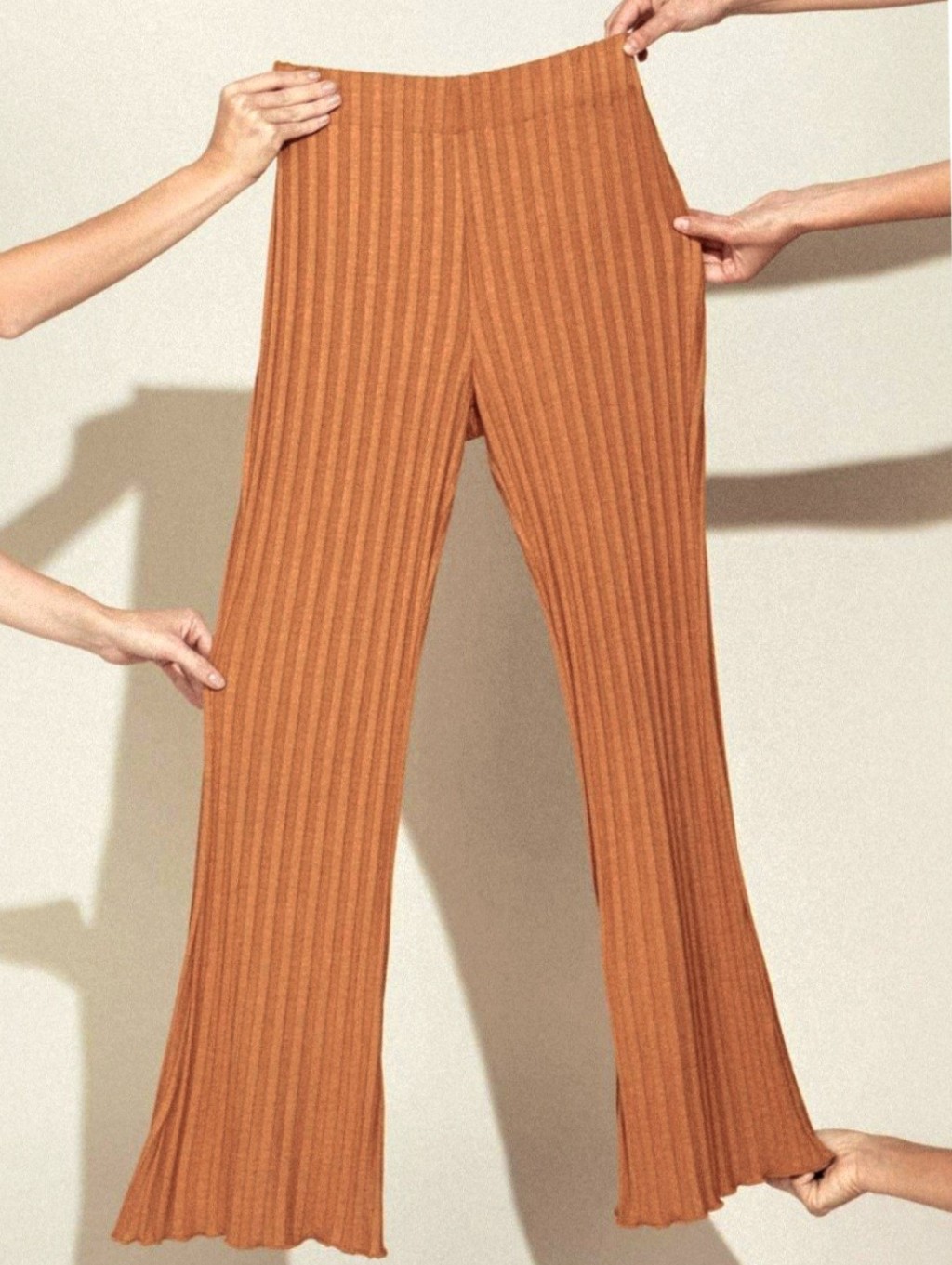 Simon Miller Cyanne Pull On Kick Flair Thick Ribbed Pants